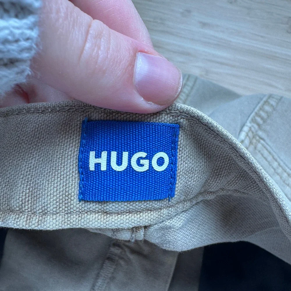 HUGO Boss Gloro242D Mens Carpenter Pants Medium Beige Double Knee XXL NEW